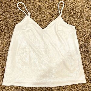 Worn once like new express downtown shimmery cami Small S